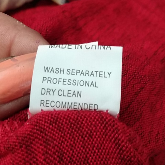 💖Red Plaid Elbow Patch Cowl Neck Dress - Picture 5 of 6